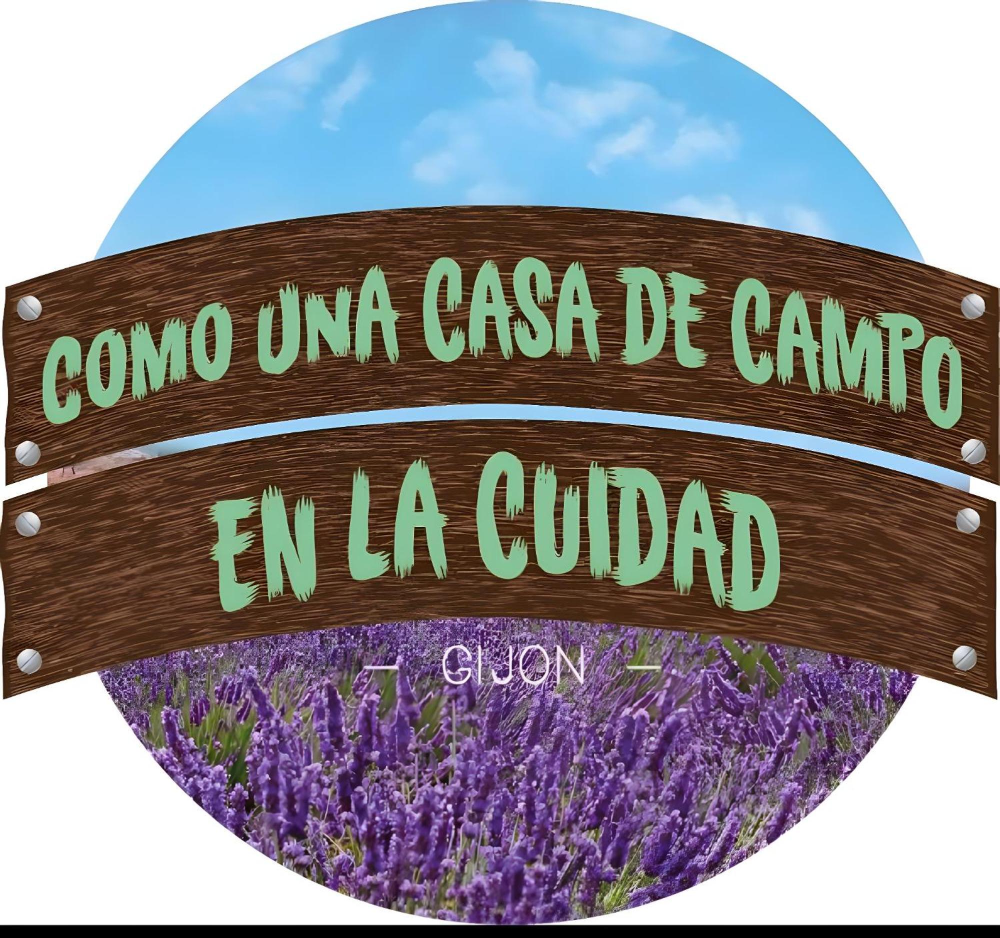 Como Una Casa De Campo En La Ciudad, Con Patio -Parking Gratis Gijón Dış mekan fotoğraf